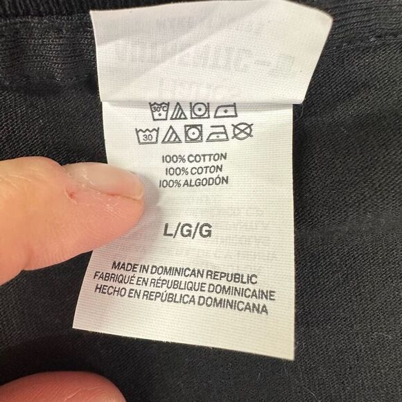 ROLLING STONES T-Shirt size Large Black 'SOME GIRLS' Classic Rock Retro Band Tee - Picture 5 of 8